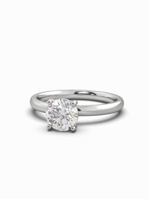 1.02 CTW Lab Grown Solitaire Ring – Size N