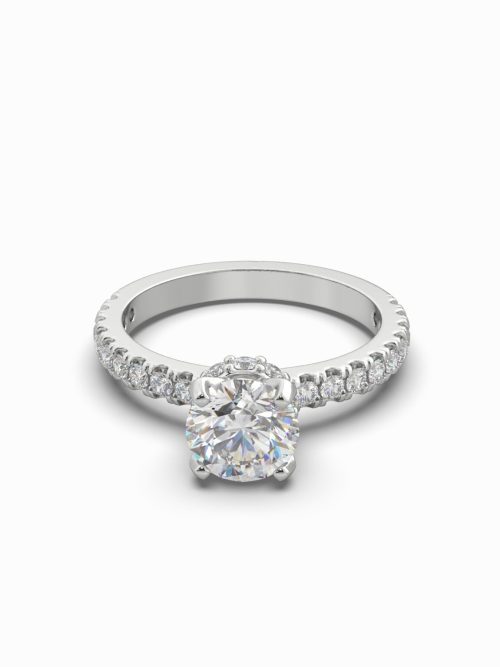 1.53 CTW Lab Grown Solitaire Ring – Size O