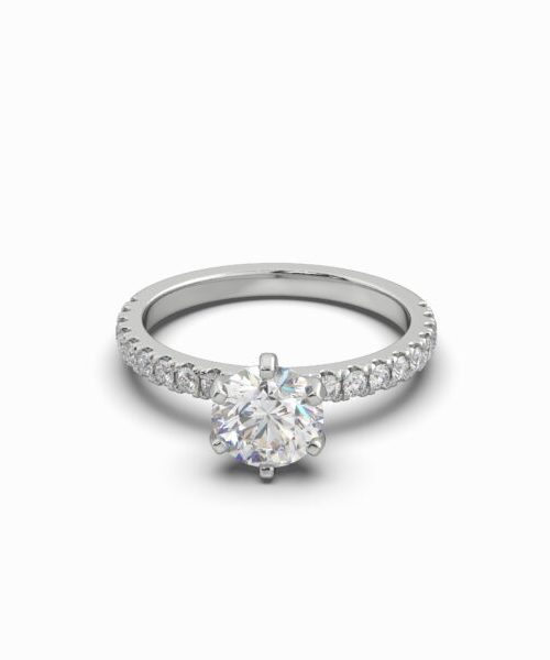 1.39 CTW Lab Grown Solitaire Ring – Size O